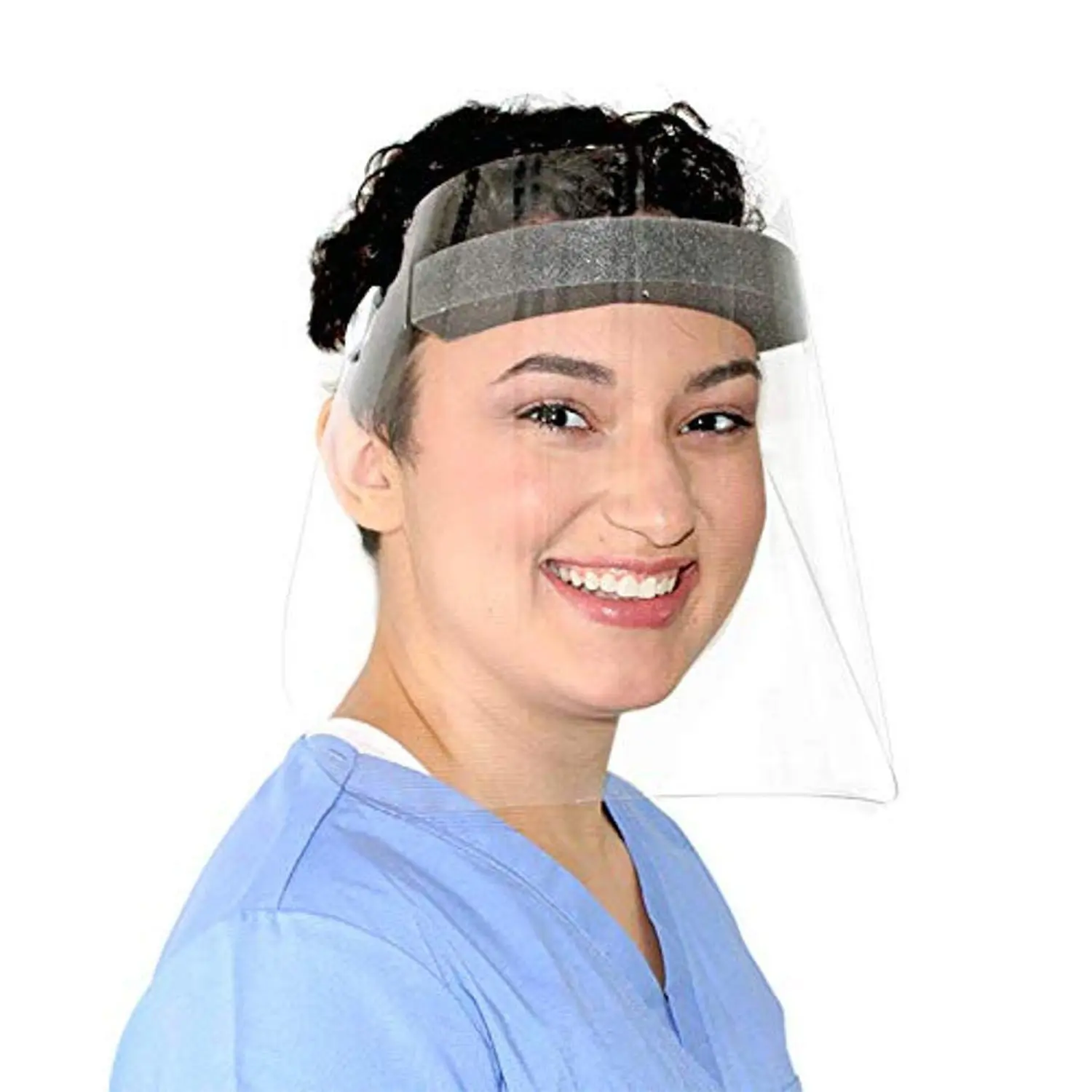 TrippNT PPE Disposable Face Shield with Elastic Band ( 1 Pack of 10 Units)