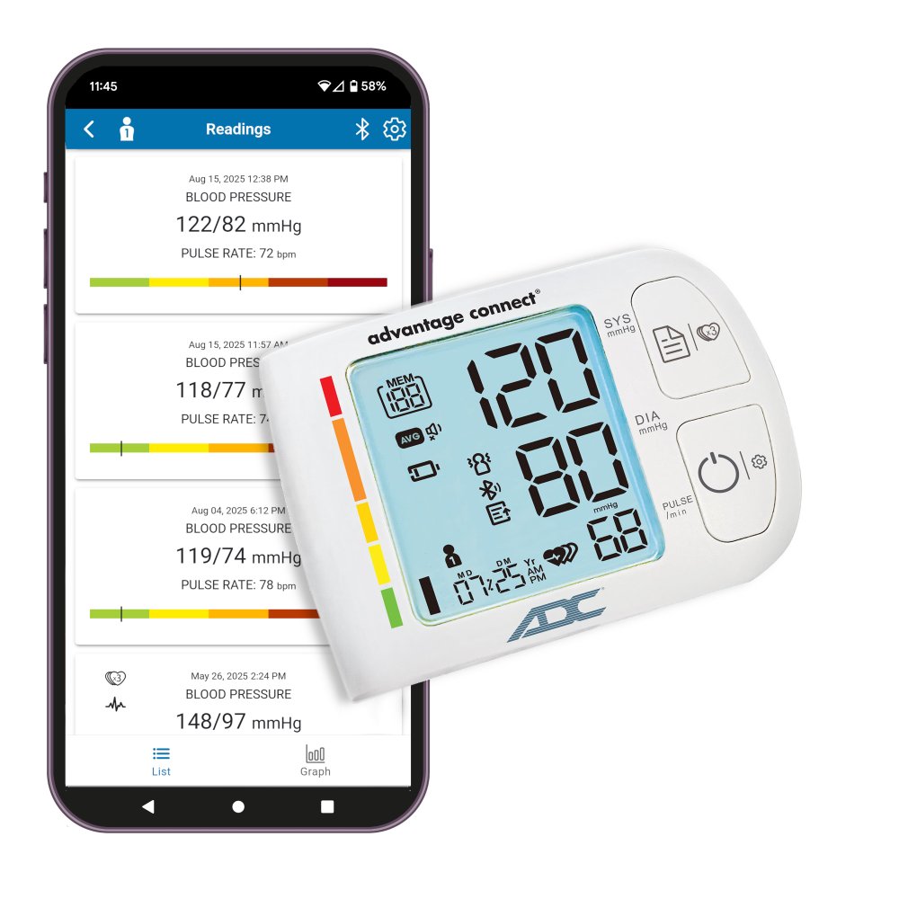 ADC 6115 Advantage Connect Digital Blood Pressure Monitor