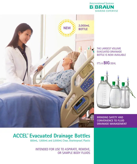 Bbraun ACCEL Evacuated Drainage Bottles Catalog