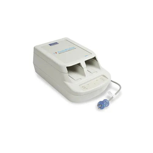 Medical device with a hose on a white background
