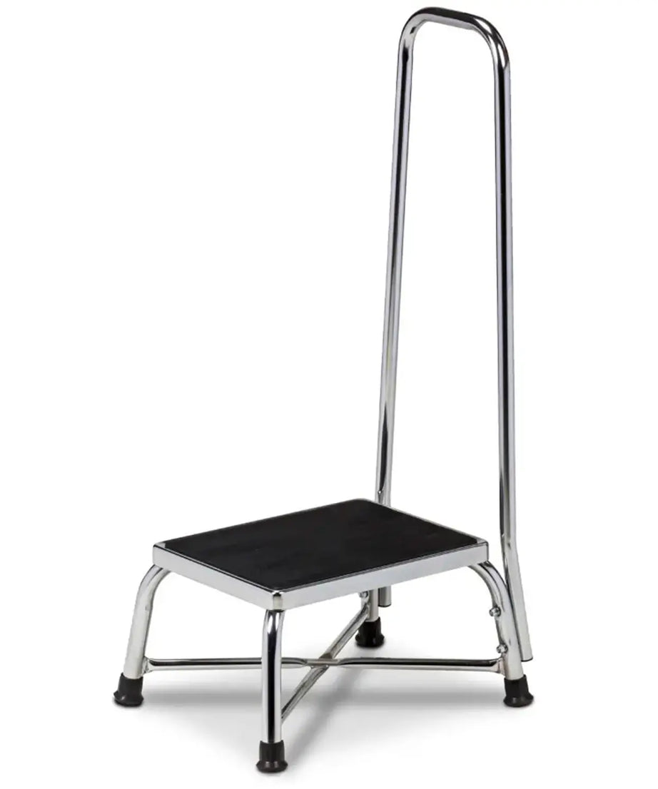 Step Stool Rona CLINTON Bariatric Step Stool with Handrail – Pelegrina Medical