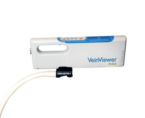 VeinViewer Flex device with a cable on a white background