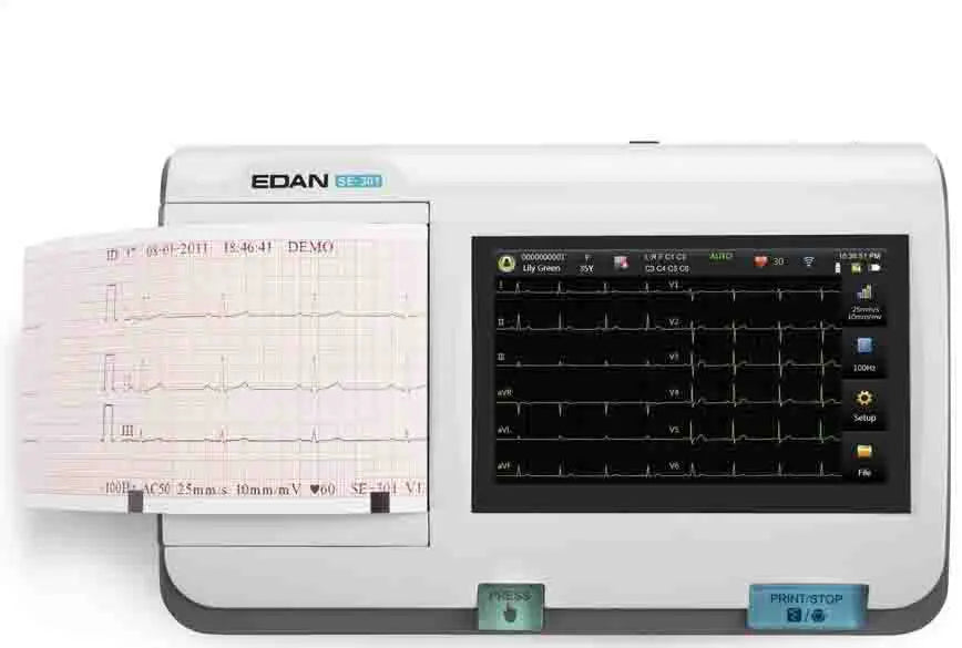 EDAN SE-301 Three Channel ECG