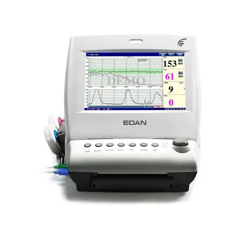 EDAN medical monitor with display on a white background