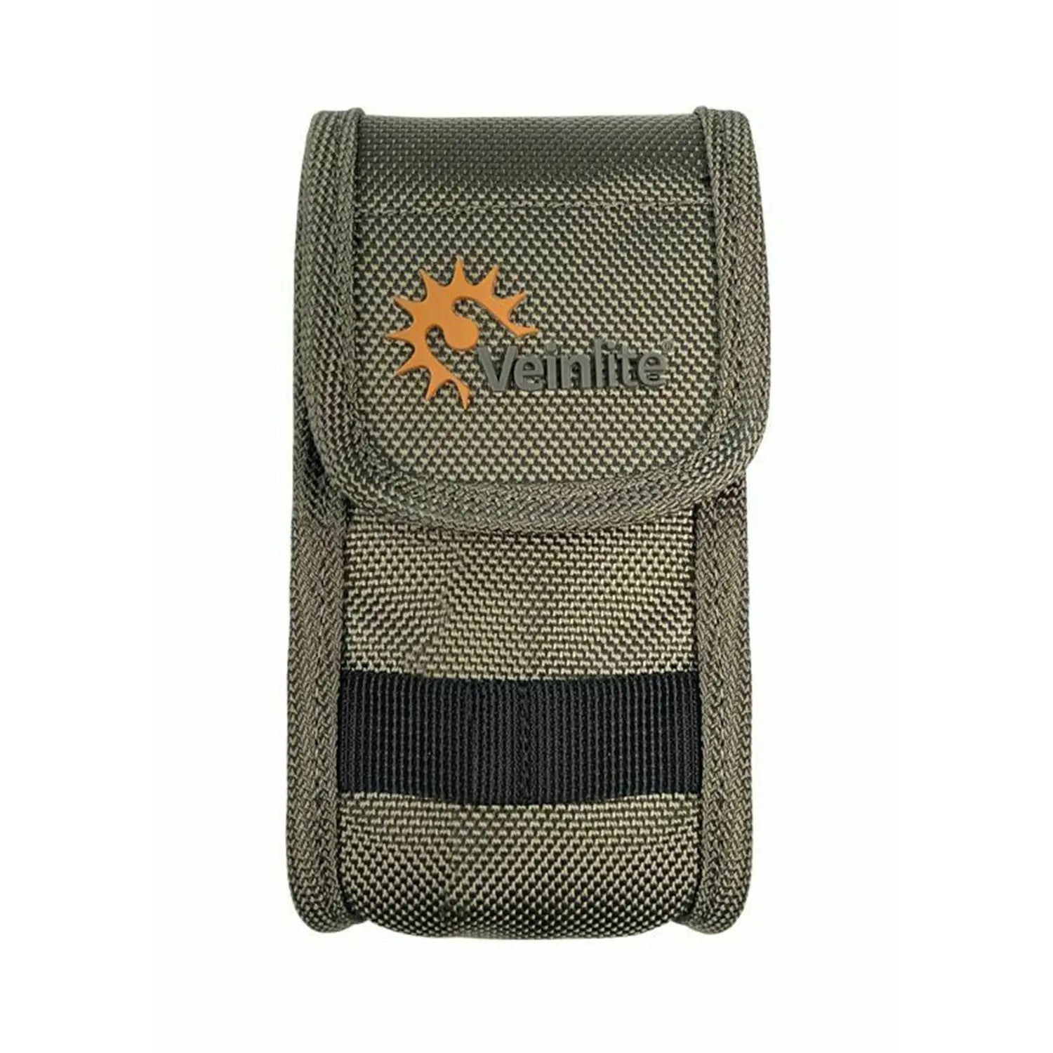 Green tactical pouch with a brand logo on a white background