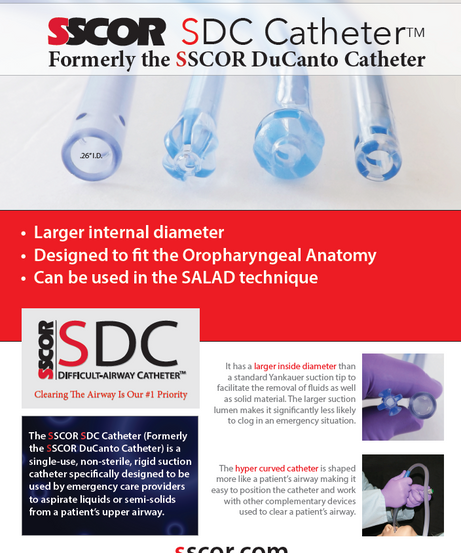 SSCOR SDC Catheter Catálogo