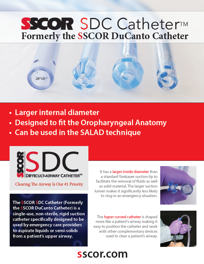 SSCOR SDC Catheter Catálogo
