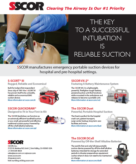 SSCOR SDC Catheter & Suction Devices Catálogo