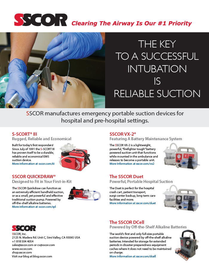 SSCOR SDC Catheter & Suction Devices Catálogo