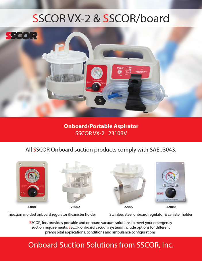 SSCOR Onboard Suction Catálogo