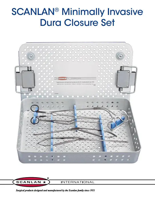 Scanlan Semb Scanlan Minimally Invasive Dura Closure Set Catalog – Pelegrina Medical