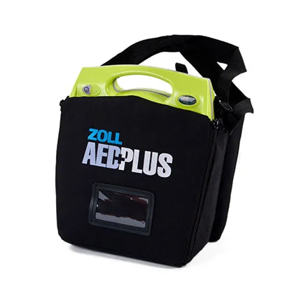 ZOLL 8000-0802-01 black replacement soft carry case for AED Plus defibrillator.
