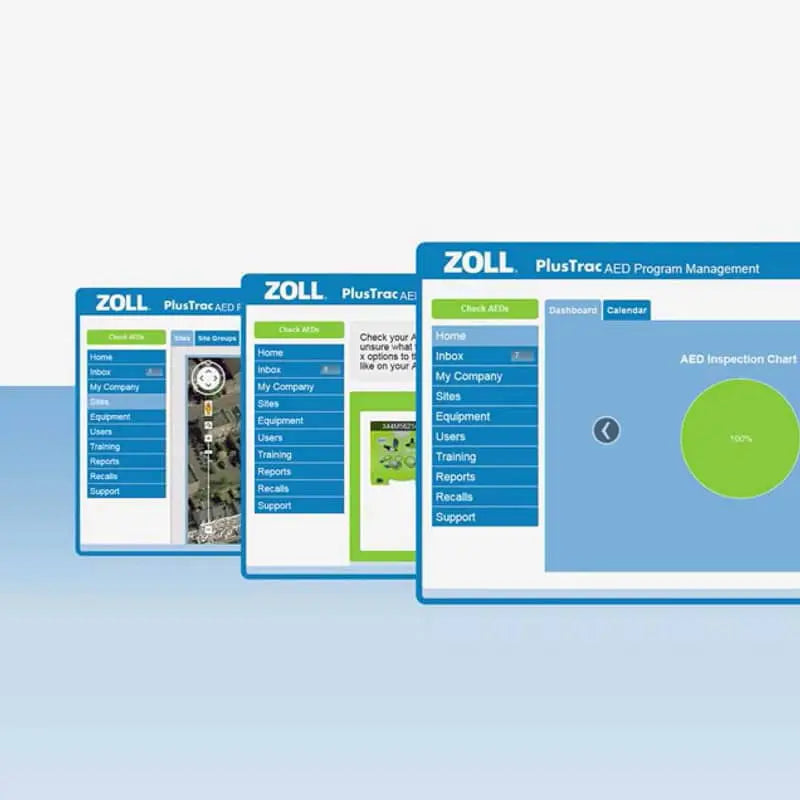 A ZOLL Medical Plustrac Software for AED Management.