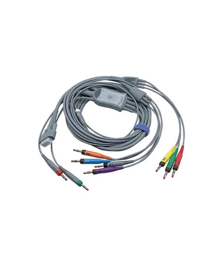 EDAN 01.57.471499 Cable 12 Lead 4mm Banana, AHA, for ECG SE-1200 & 1200 Express
