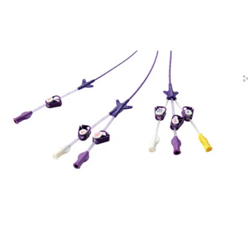 Medical device with multiple components on a white background