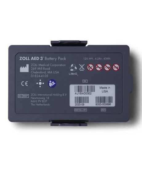 ZOLL 8000-000696 for AED 3 Lithium Battery Pack Non Rechargeable